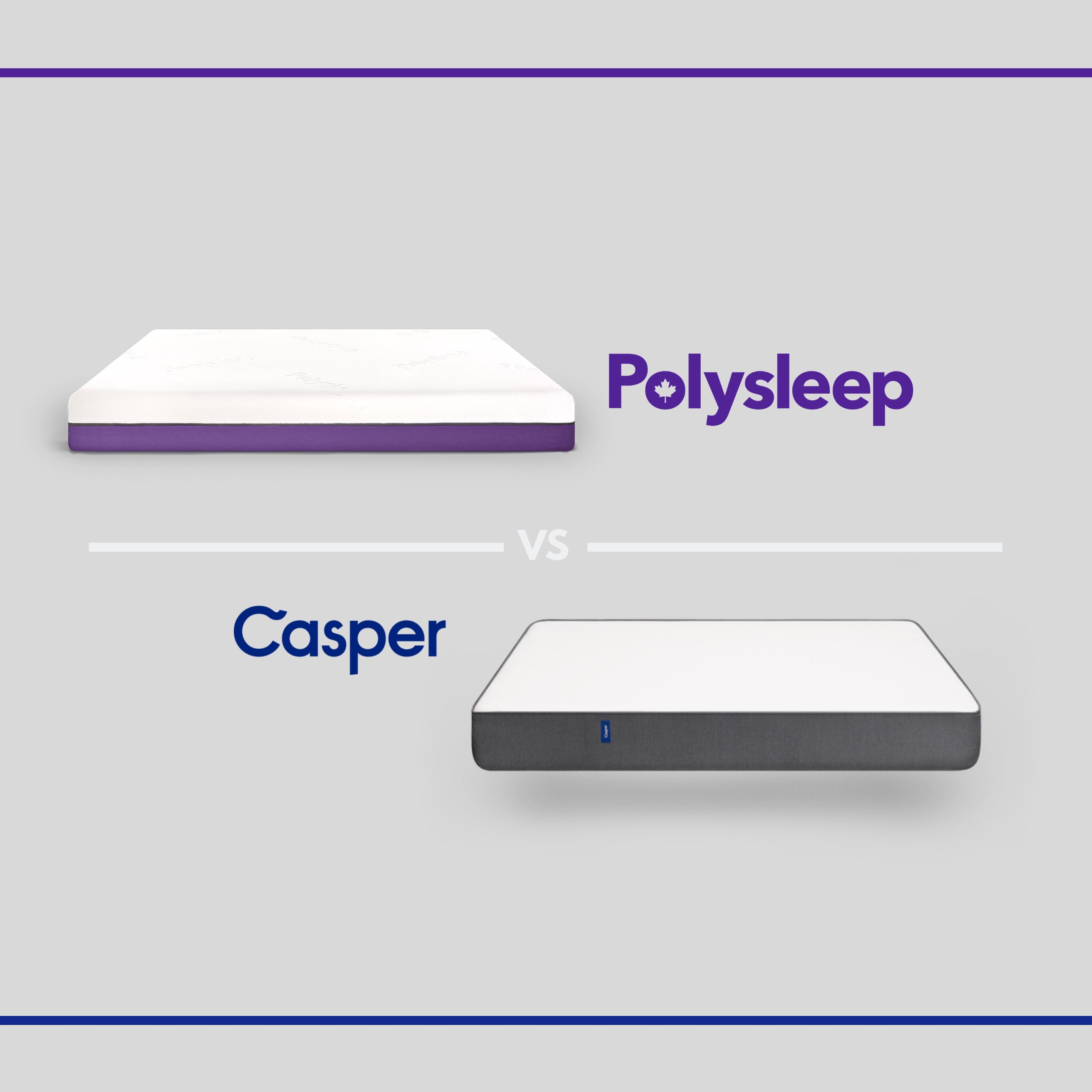 Polysleep vs. Casper Let's compare 2 of the best mattress brands!