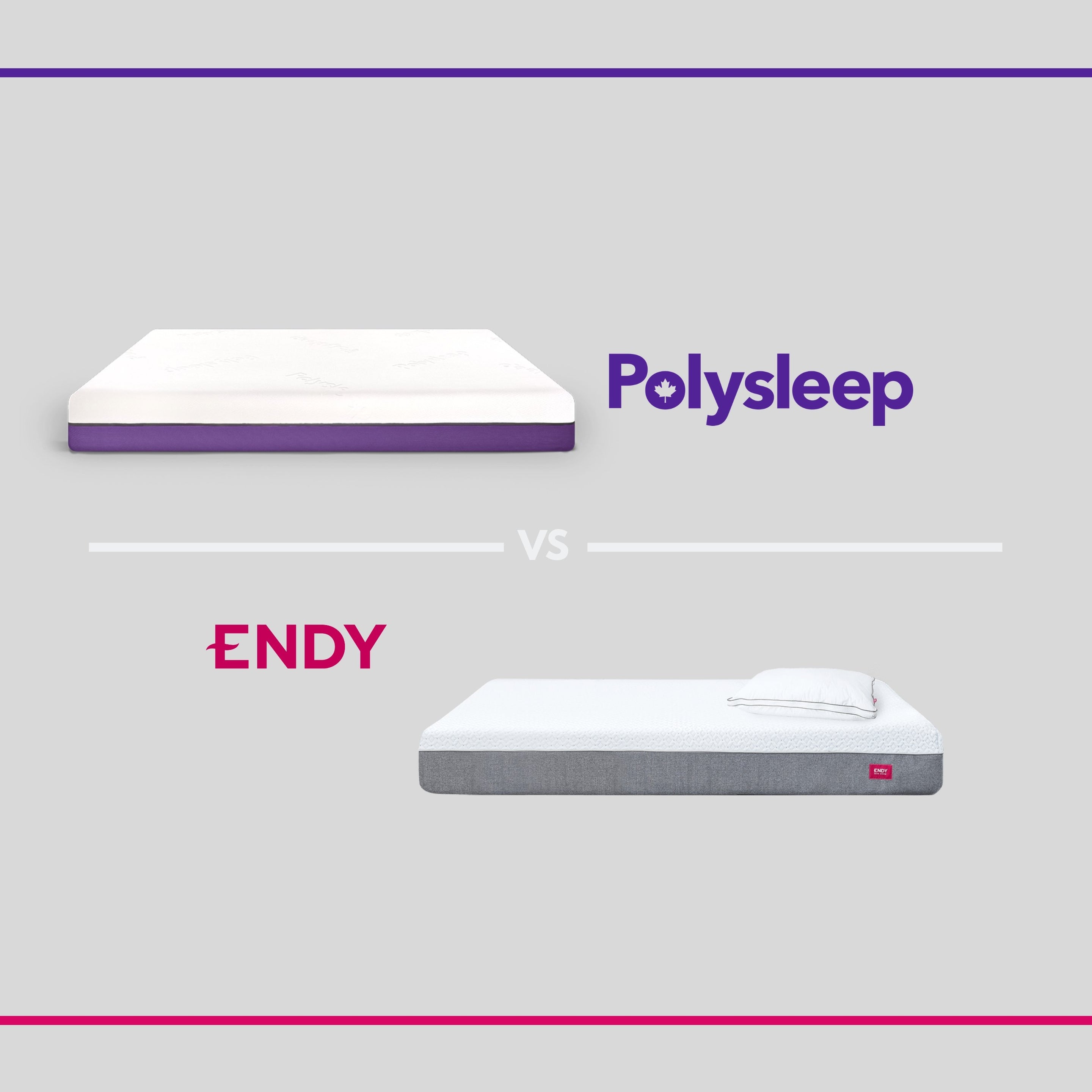 Comparing Mattress Brands Polysleep VS Endy